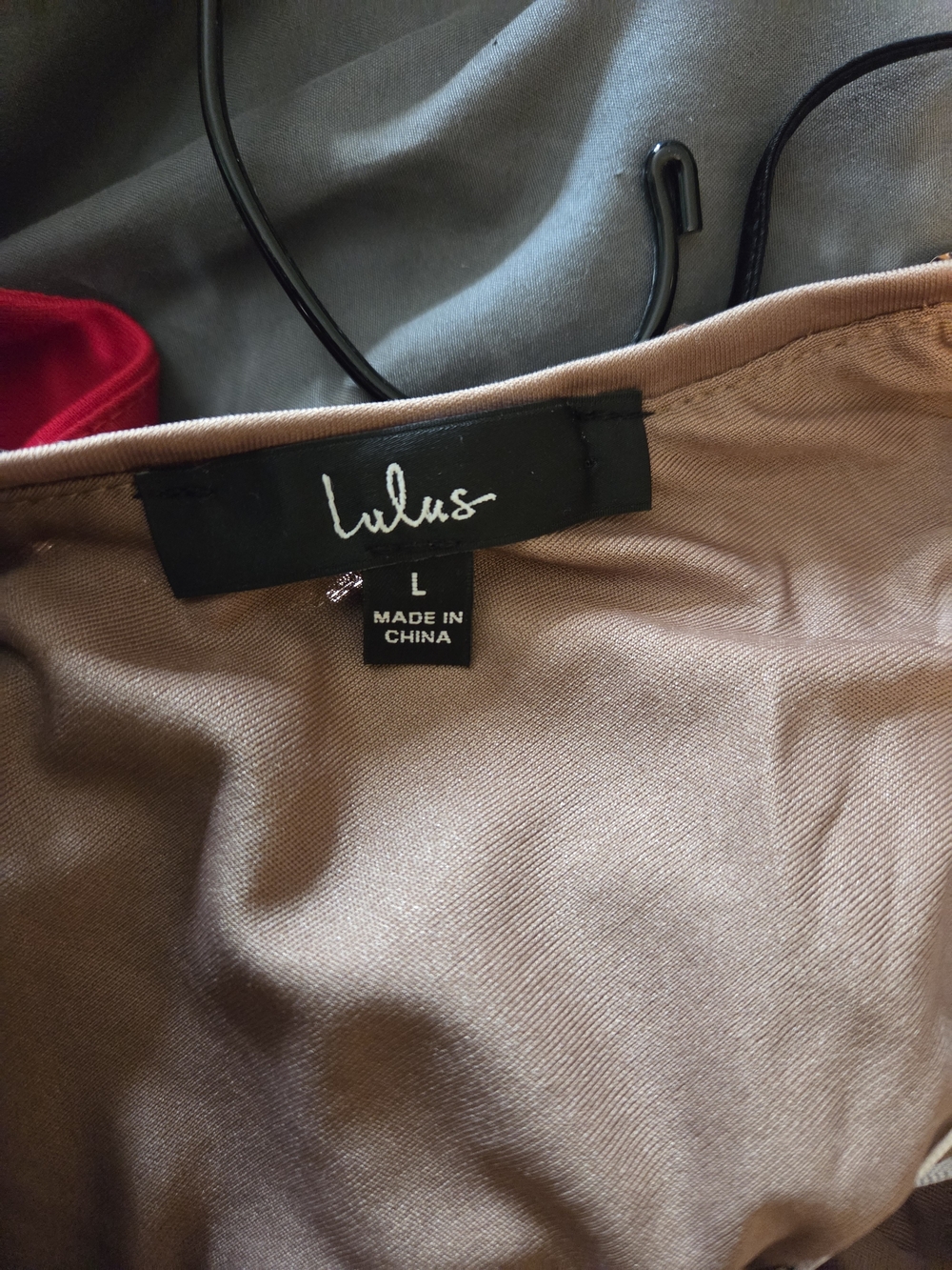 Lulu's Bronze Sequin Mini Slip Dress - Picture 4 of 4
